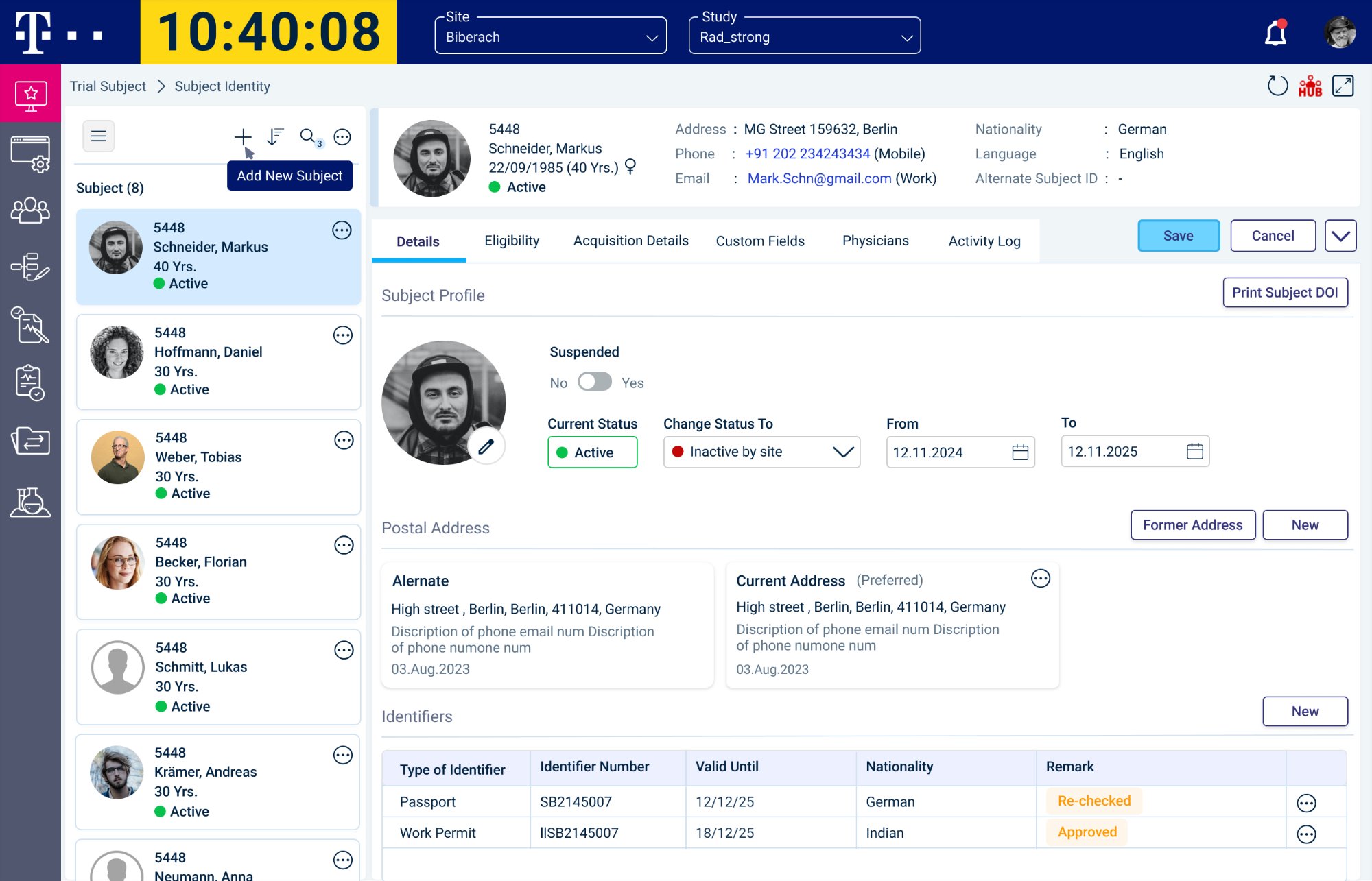 Clinical Trial Platform